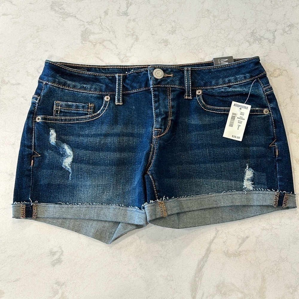 Aeropostale MIDI Jean Short‎ Size 4 NWT